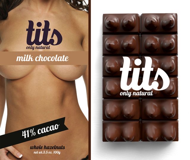 Молочный шоколад Tits
