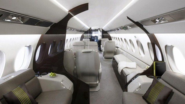 $45 Million Falcon 5X Private Jet
