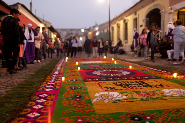 Alfombra: Semana Santa in Antigua, Guatemala